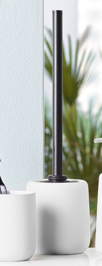 Ceramic White Toilet Brush